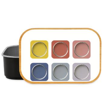 Life Is Art – Live Yours In Color - Lunch Box - Schwarz - Vorne