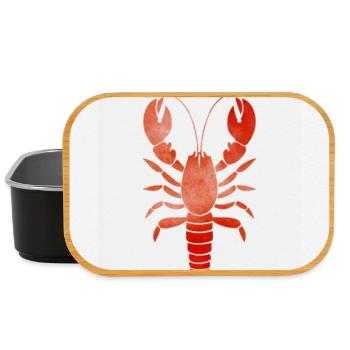 Le Homard Club Reduced Lobster Design France - Boîte à goûter - noir - Devant