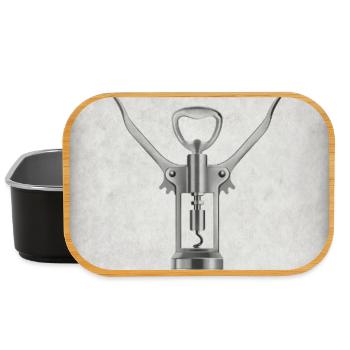Levez la main si vous aimez le vin. Drôle de dicton. - Boîte à goûter - noir - Devant