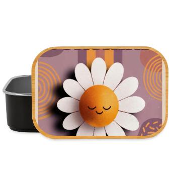 You Are My Sunshine Daisy Pop Art - Lunch Box - black - Front