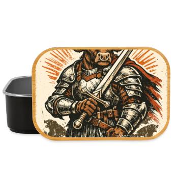 Dans un monde où les ours sont le taureau – Trading Design - Boîte à goûter - noir - Devant