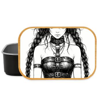 Hornige Gothic Sirene im Wasser - Lunch Box - Schwarz - Vorne