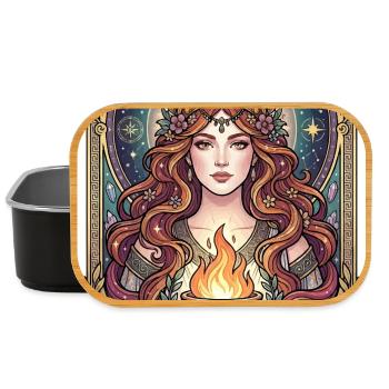 Carte de tarot Hestia - Boîte à goûter - noir - Devant