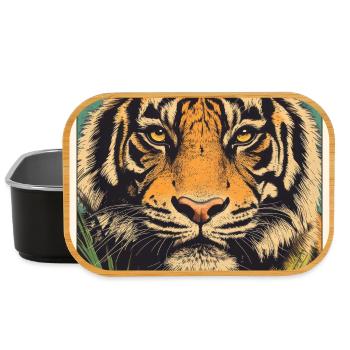 Tigre de Sumatra - Boîte à goûter - noir - Devant