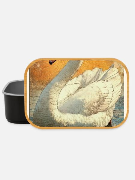 Swans Swan - Lunch Box - black