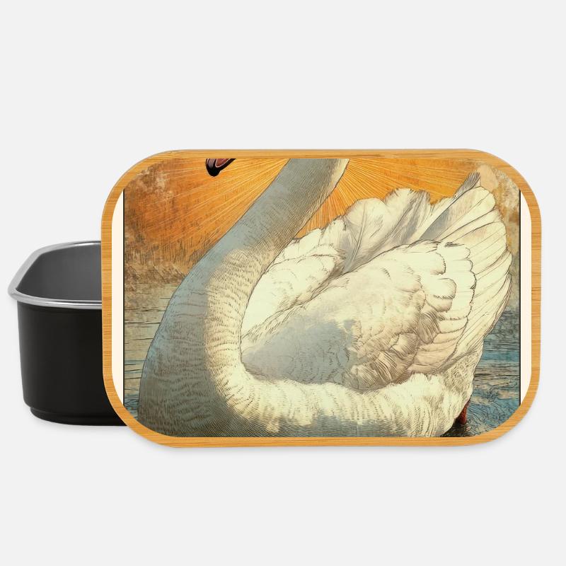 Swans Swan - Lunch Box - black