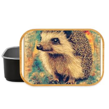 Igel - Lunch Box - Schwarz - Vorne