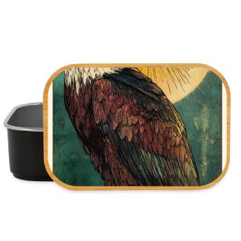 Adler - Lunch Box - Schwarz - Vorne