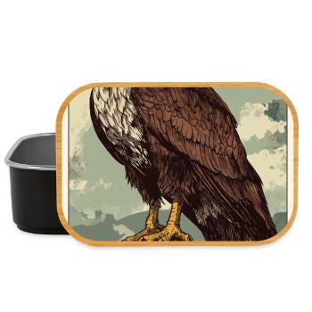 Adler - Lunch Box - Schwarz - Vorne