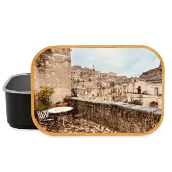 Terraced view of the old town - Lunch Box - black - Front