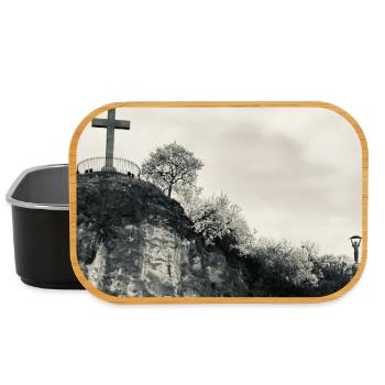 Stone Hill avec croix - Boîte à goûter - noir - Devant