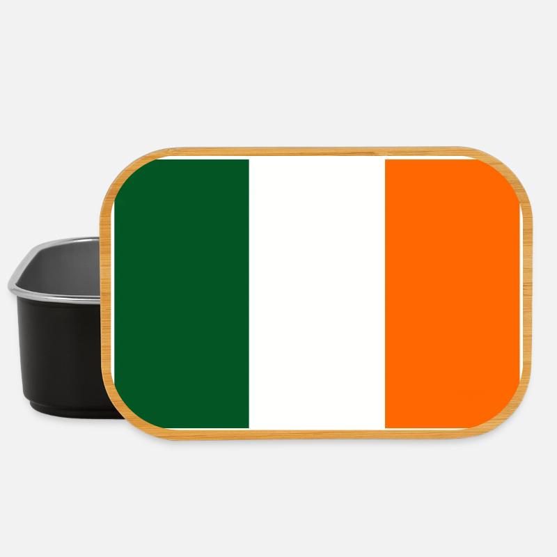 Irland Flagge - Lunch Box - Schwarz