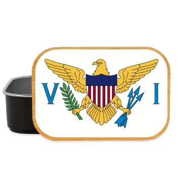 U.S. Virgin Islands - Lunch Box - black - Front