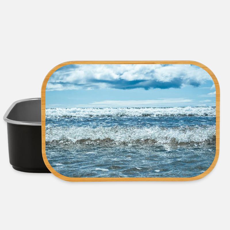 Wellenrauschen - Lunch Box - Schwarz