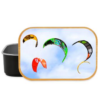 Kitesurfing - Lunch Box - black - Front