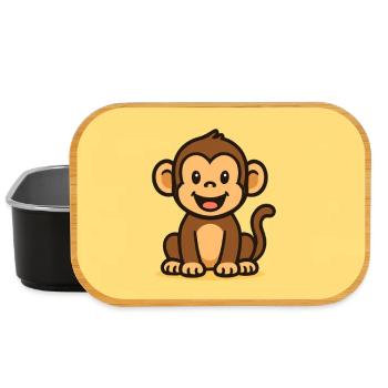 affe - Lunch Box - Schwarz - Vorne