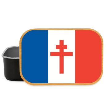 France Libre - Boîte à goûter - noir - Devant
