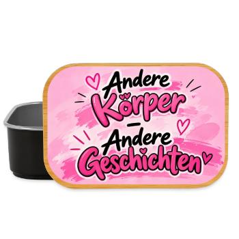 Andere Körper, Andere Geschichten - Lunch Box - Schwarz - Vorne