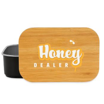 Imker, Bienenzüchter Geschenk - Honey Dealer - Lunch Box - Schwarz - Vorne