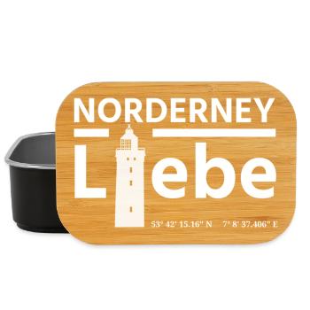 Norderney Liebe - Lunch Box - Schwarz - Vorne