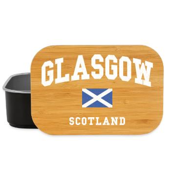 Graphique du drapeau de l’Écosse de Glasgow - Boîte à goûter - noir - Devant