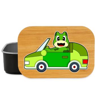 Frosch Auto - Lunch Box - Schwarz - Vorne