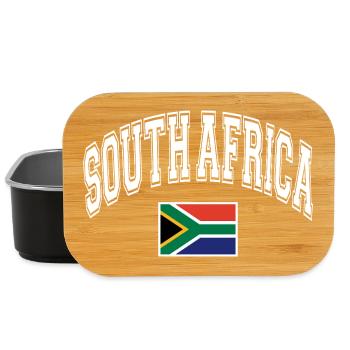 South Africa South Africa Flag - Lunch Box - black - Front