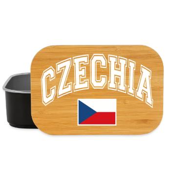 Tschechien Flagge - Lunch Box - Schwarz - Vorne