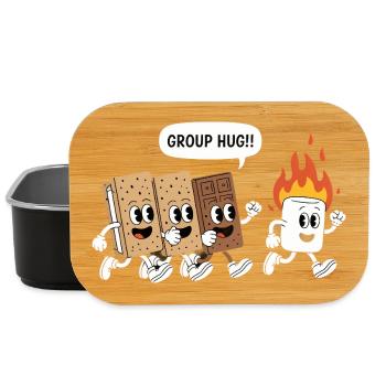 Spooky Smores Hiker Camper Halloween Camping - Lunch Box - Schwarz - Vorne