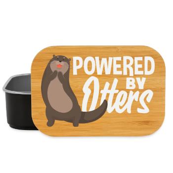 Angetrieben Von Sea Otter Cartoon - Lunch Box - Schwarz - Vorne