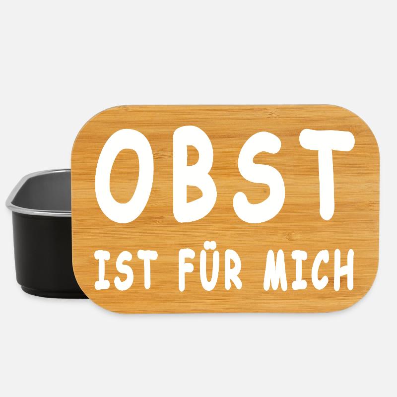 Obst - Lunch Box - Schwarz