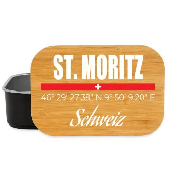 St. Moritz - Lunch Box - black - Front