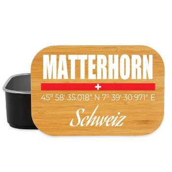 Matterhorn - Lunch Box - Schwarz - Vorne