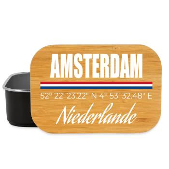 Amsterdam - Lunch Box - black - Front
