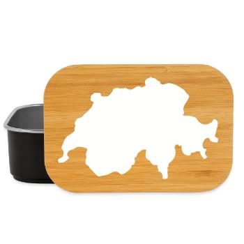 Suisse Pays Suisse - Boîte à goûter - noir - Devant