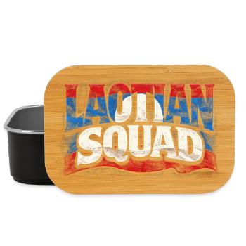 Laos Laotische Wurzel Laotian Squad - Lunch Box - Schwarz - Vorne