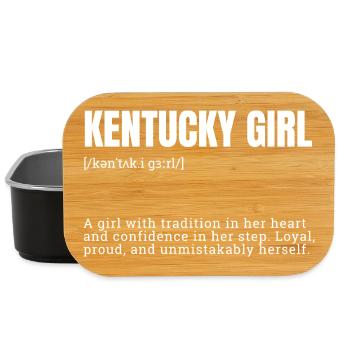 Kentucky Girl Heritage Design - Lunch Box - black - Front