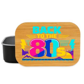 Back to the 80s Neon - Lunch Box - black - Front