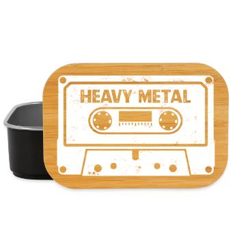Cassette Heavy Metal Retro - Lunch Box - black - Front