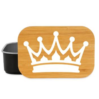 Krone Symbol - Lunch Box - Schwarz - Vorne