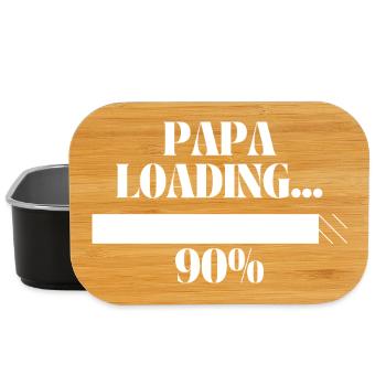 Chargement de papa - Boîte à goûter - noir - Devant