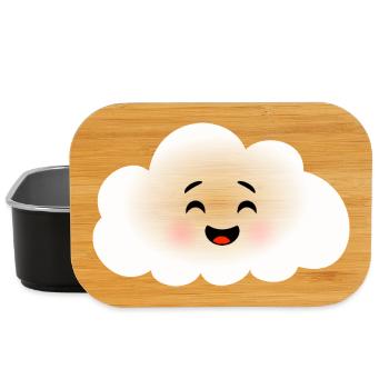 Glückliche Wolke - Lunch Box - Schwarz - Vorne