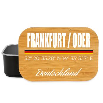Frankfurt / Oder - Lunch Box - Schwarz - Vorne