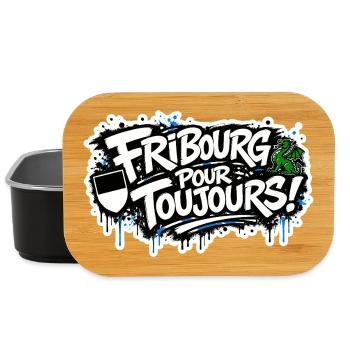 Fribourg pour toujours - Lunch Box - Schwarz - Vorne
