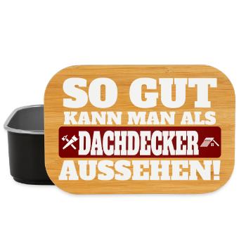 So gut kann man als Dachdecker aussehen - Lunch Box - Schwarz - Vorne
