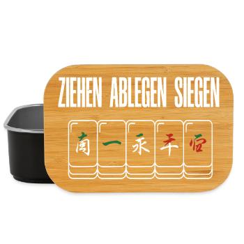 Ziehen Ablegen Siegen - Lunch Box - Schwarz - Vorne