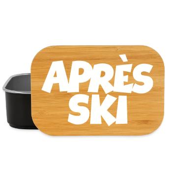 Après-Ski Wintersport - Lunch Box - Schwarz - Vorne