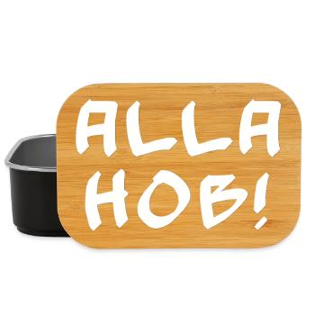 bequeme alltagskleidung, alla hob - Lunch Box - Schwarz - Vorne