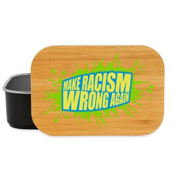Rendre le racisme répréhensible - Boîte à goûter - noir - Devant