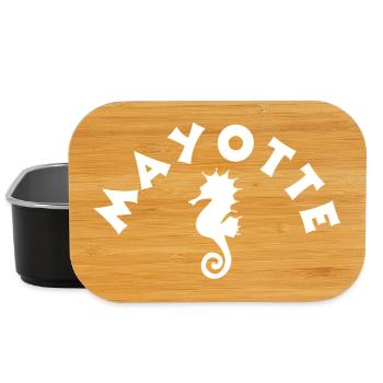 Mayotte, French Department, 976 - Lunch Box - black - Front